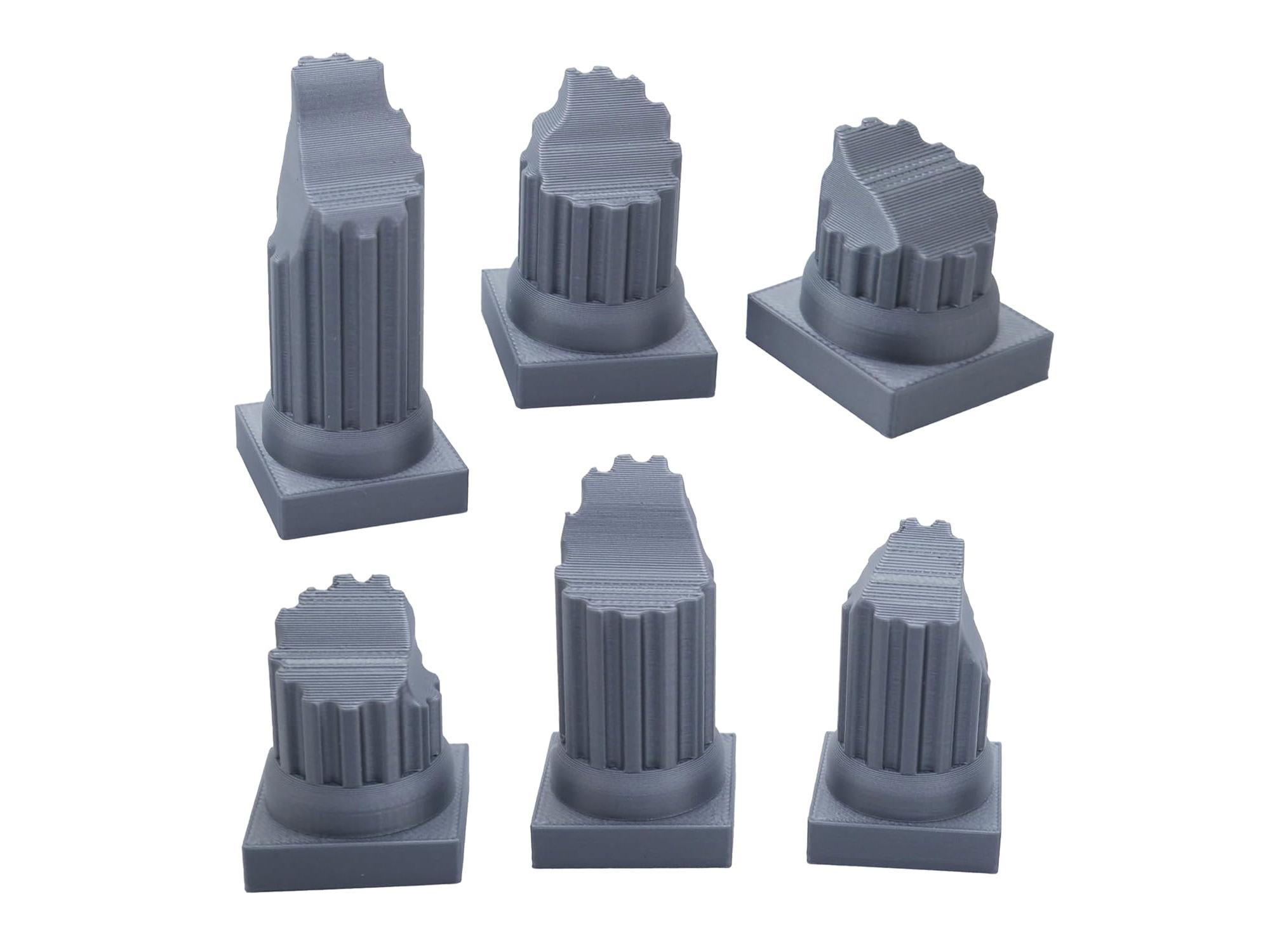 Roman Ruined Pillars (6-Pack)